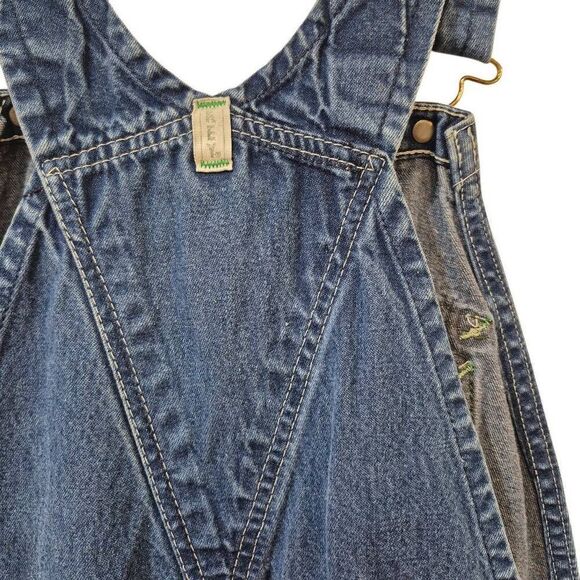Key Imperial Aristocrat Unisex Medium Wash Blue Cotton Denim Overalls Bibs - Picture 15 of 16